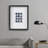Indigo Shells Framed Sea Urchin Shadow Box Wall Décor