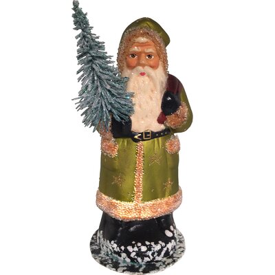 Schaller Paper Mache Candy Container Santa with Stars -  Alexander Taron, 1740