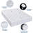 Kamila Quilted Fitted Mattress Pad Cotton Top 8-21" Deep Pocket, Overfilled Down Alternative Filling-229608121