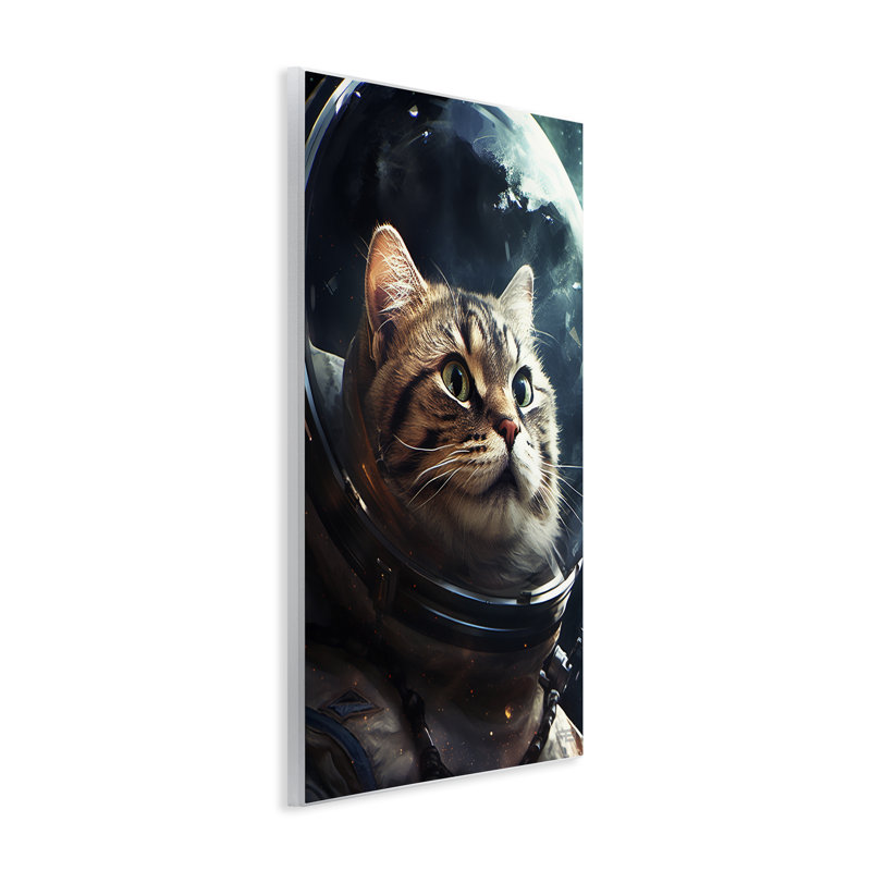 «Amazed Astronaut Cat» par Roozbeh Bahramali, H 15 po x l 10 po