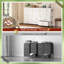Commode de rangement multifonctionnelle pour 51 tiroirs de 51 po de large avec commode USB-109653083