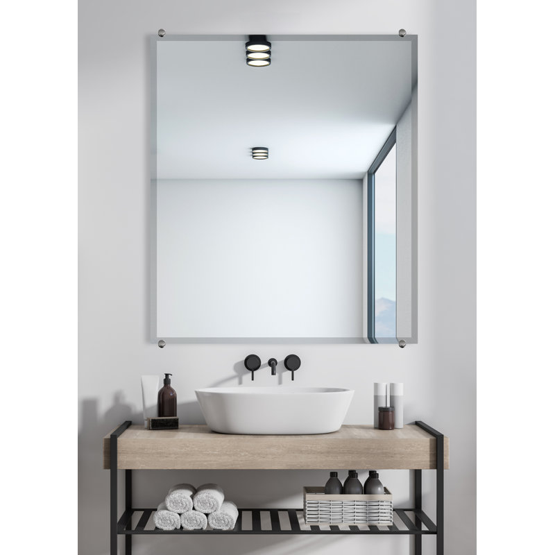 Miroir décoratif sans cadre Zarrea, 40 po x 34 po
