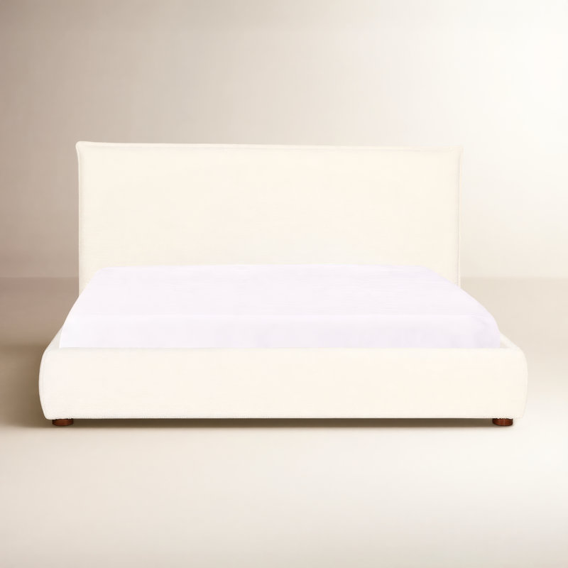 Lit plateforme tapissier Hubert, Grand