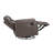 Luxurious Swivel Glider Reclining Chair 1Pc Dark Brown Leather Upholstery Plush Comfort Living Room Furniture-194151318