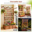 183cm Raised Garden Bed Privacy Screen Wooden Planter Box
