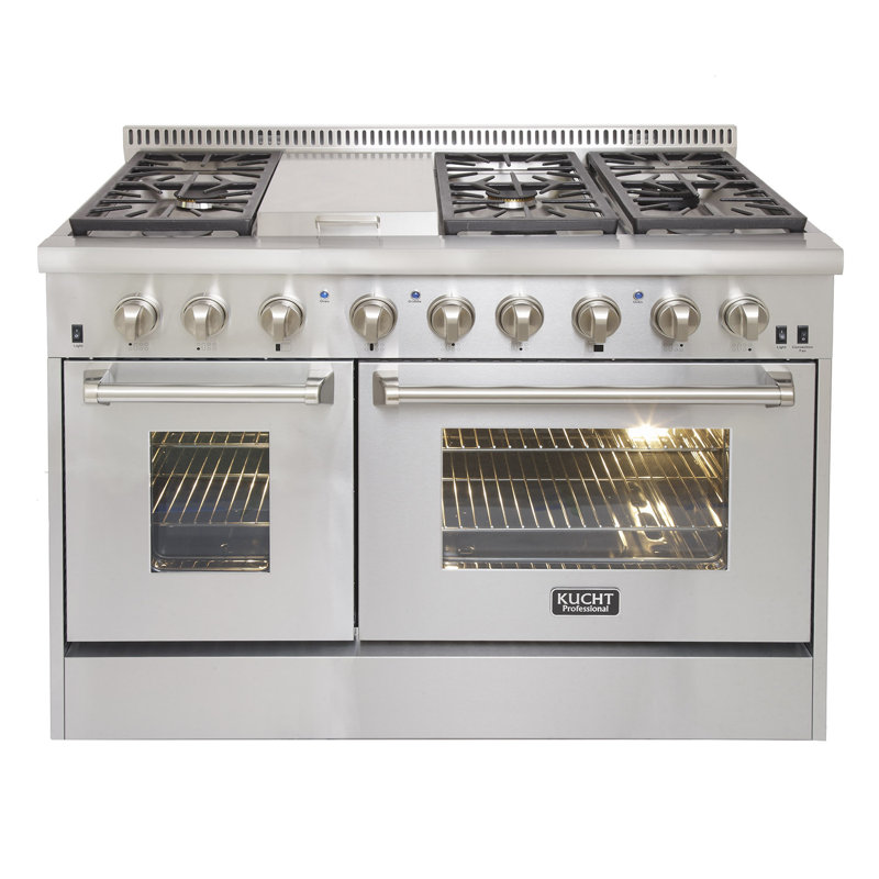 Kucht 48'' W Range, Classic Silver, Natural Gas