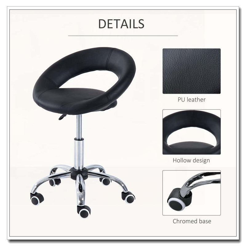 Tabouret Crescent Rolling