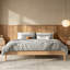 Cadre de lit en bois, cadre de lit plateforme avec tête de lit haute cannelée et support à lattes, lit plateforme à profil bas, cadre de lit plateforme moderne, aucun sommier requis, lit avec rangement sous le lit pour la chambre à coucher-934600133-934600184