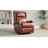 Allan Faux Leather Swivel Rocker Manual Recliner-56096736
