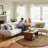 Abel 106" Oversized Family Sectional Sofa-1149431387