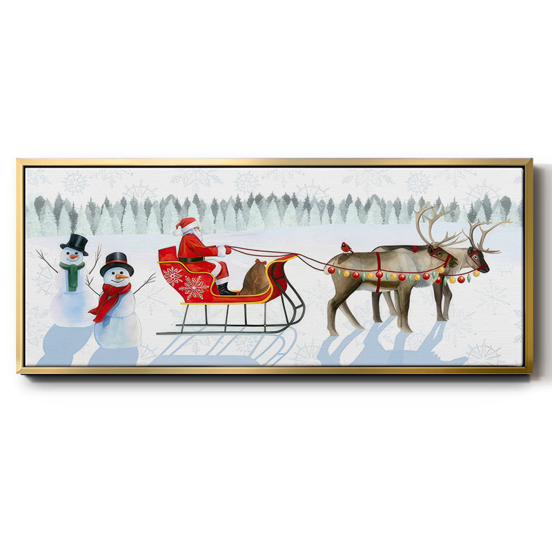 Santa's Snowmen Collection D-, toile encadrée