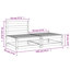 Amarilla 140cm Wide Rectangle Patio Sofa