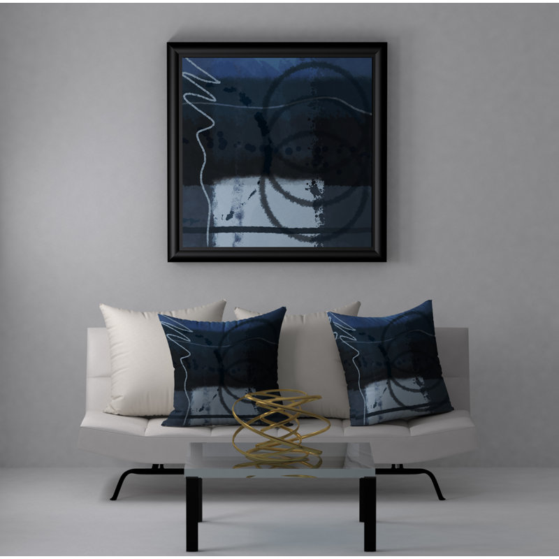 Reversible Throw Pillow, 18" H x 18" W