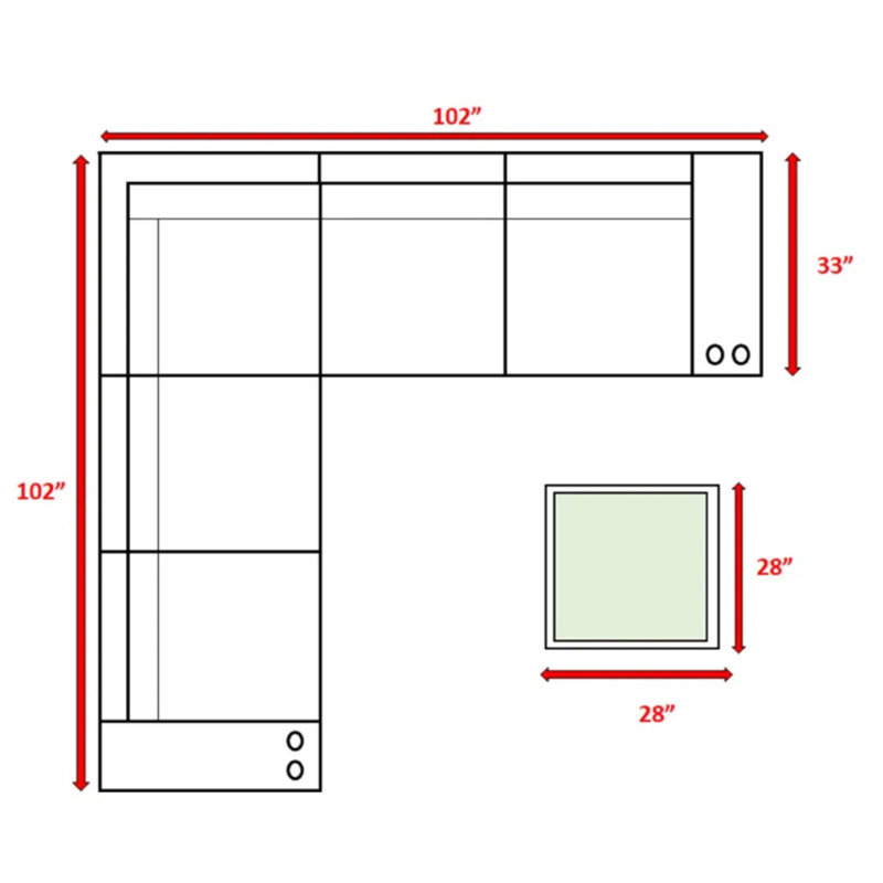 Ensemble de meubles de patio en osier pré-assemblés 4 pièces avec coussins, Brun