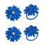 Ensemble de 8 serviettes (perle bleue)-461232050