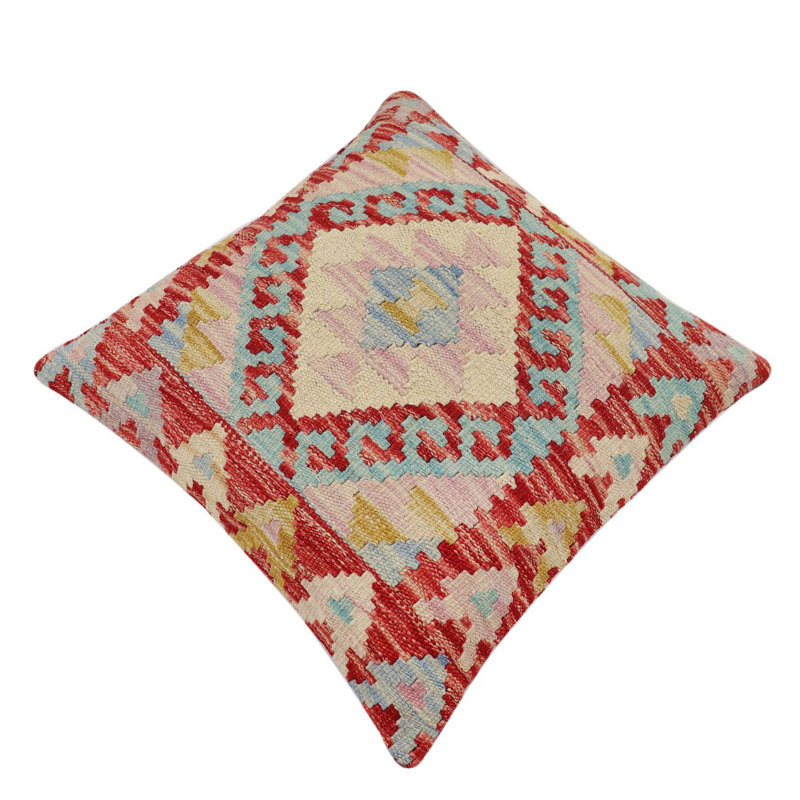 Canty Geometric Throw Pillow