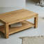 Korth Solid Wood Four Leg Coffee Table with Storage