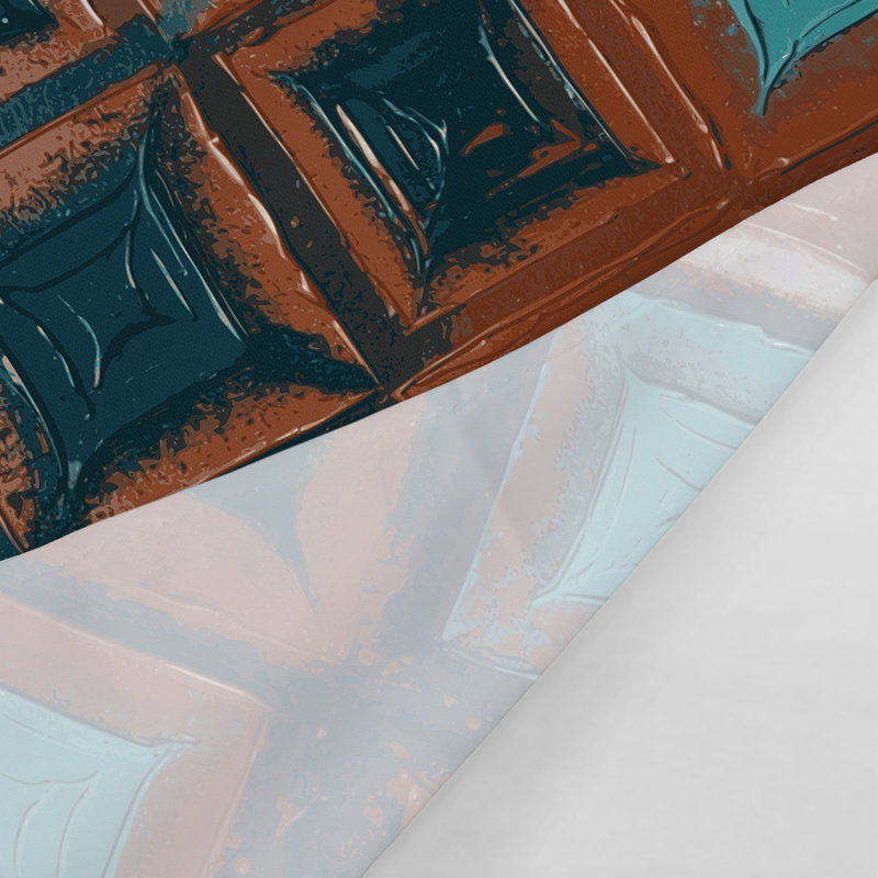 Tapisserie murale motifs sud-ouest Zuni 237, 51 po x 60 po