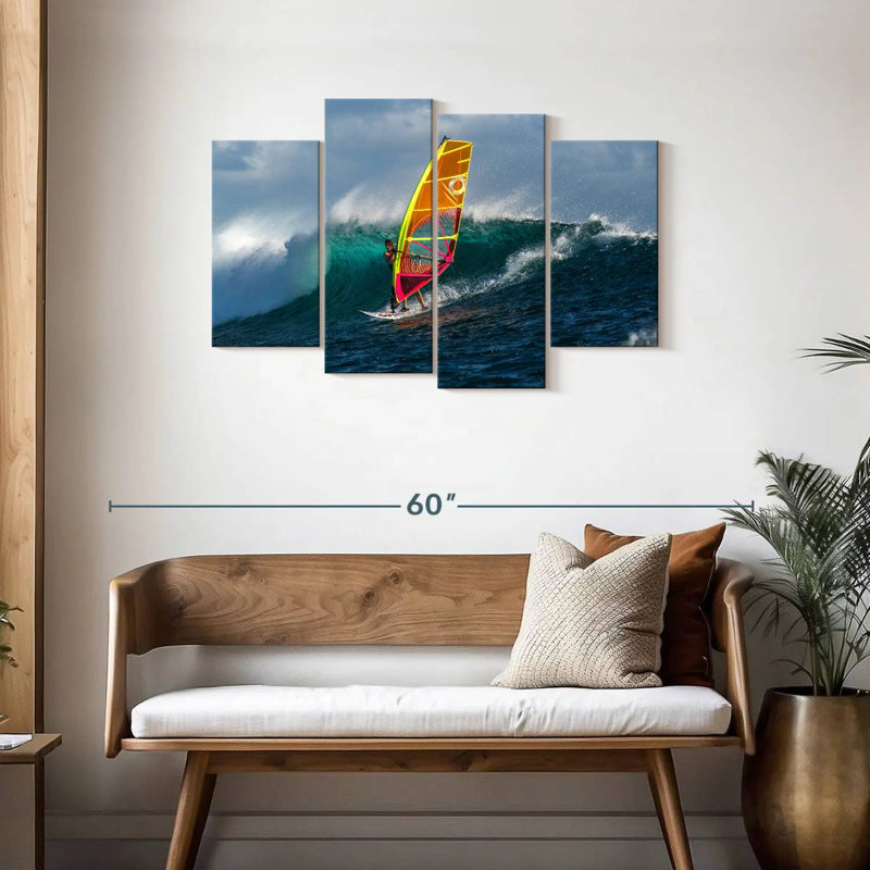 Sirci Windsurfer à l'île Maurice, H 27 po x l 43 po
