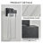 18"(H) 1-pack 12W Modern Outdoor Wall Light Fixture, Weatherproof LED Wall Sconce with Bubble Crystal, Black Finish, Up and Down Lighting for Porch, Patio, and Garden