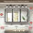Chouchanik Recessed and Surface Framed 3 Door Medicine Cabinet with Mirror and Shelves-1196920665-1196920670