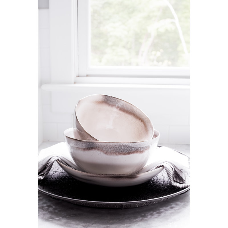 Aurora Stoneware Serving Bowl
