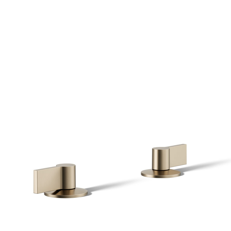 Components Bathroom Sink Handles With Lever Design, Vibrant Brushed Bronze