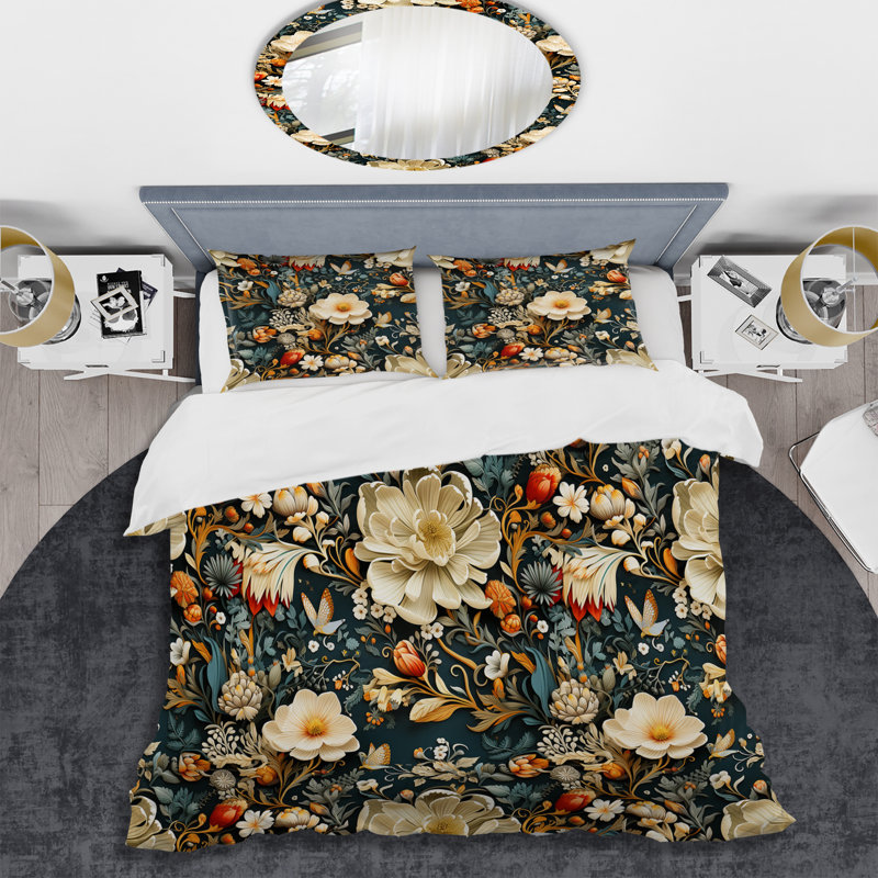 Ensemble de housse de couette Eclectic Wonderland Forest Garden II - Eclectic