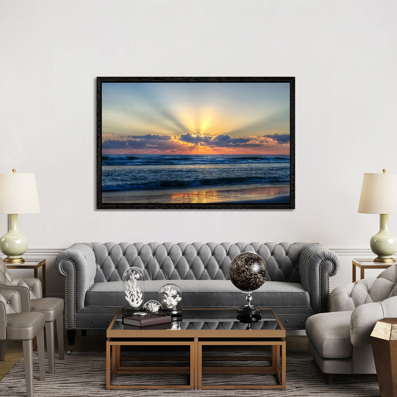 Chuck Burdick - Print on Canvas, 152.5 cm H x 101.5 cm W, Black Floater Framed