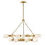 Selene 18 - Light Wagon Wheel Chandelier
