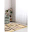 Tapis décoratif gris en laine tissé à plat 4 pi 6 po x 6 pi 7 po emmeryn