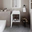 Meuble-lavabo avec lavabo intégré Haigleer Creek, blanc-396655351