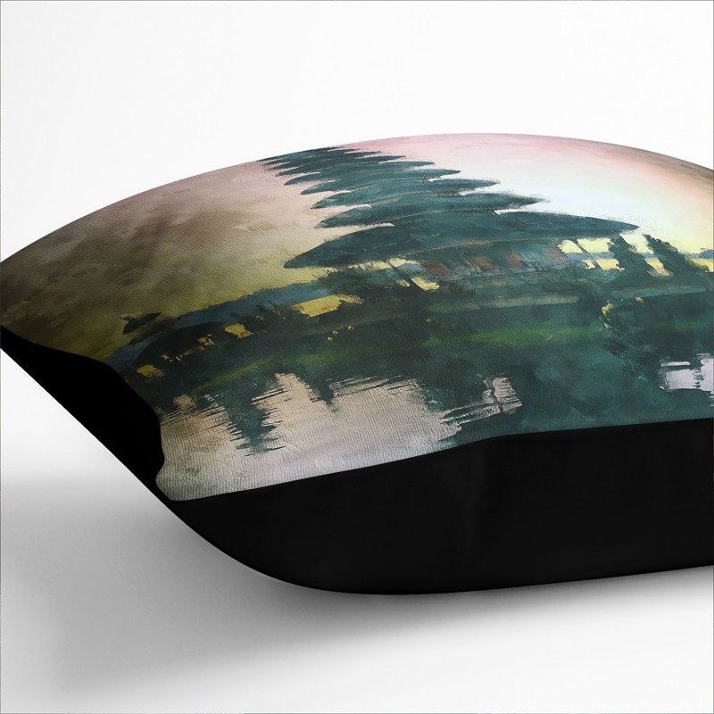 Square Cushion, 40cm H x 40cm W x 15cm D, Black
