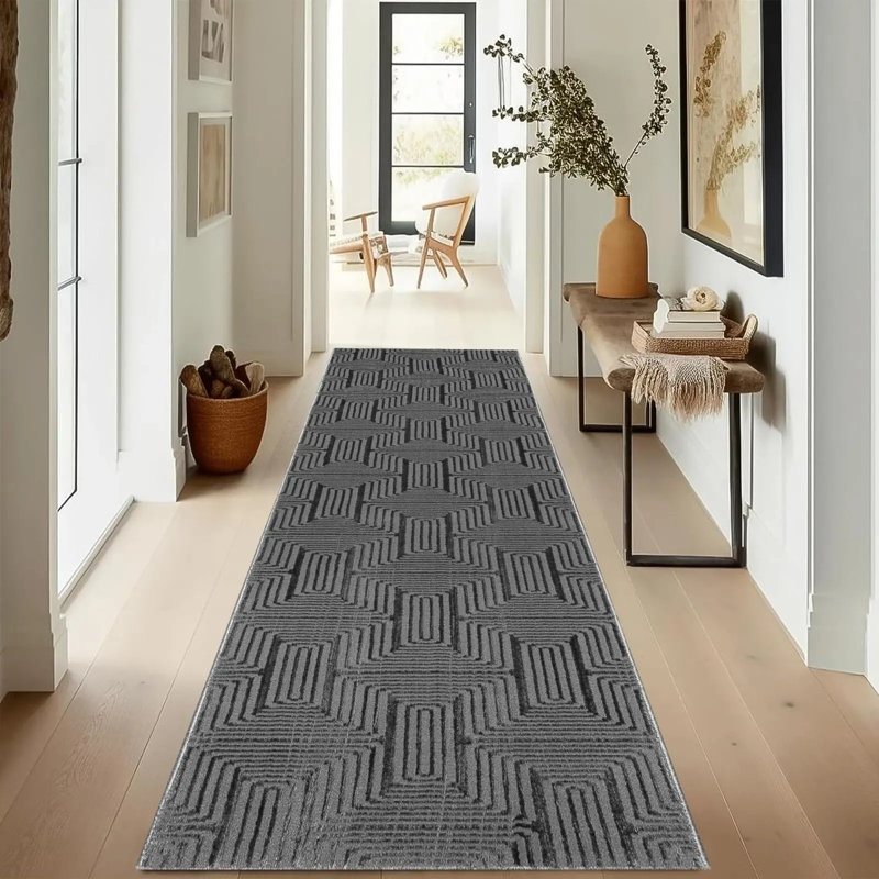 Large Shaggy Rugs Non Slip Living Room Hallway Fluffy Bedroom Carpet Mats, Rectangle 120 x 170 cm