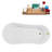 59" Streamline Clawfoot Soaking Acrylic Bathtub With Drain, Clawfeet, and Bamboo Tray-90709913-75867403