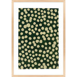 Lichen On Winter Green Painting by Michela Sorrentino