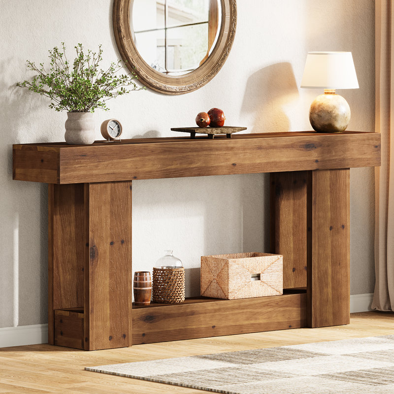160cm Solid Wood Console Table