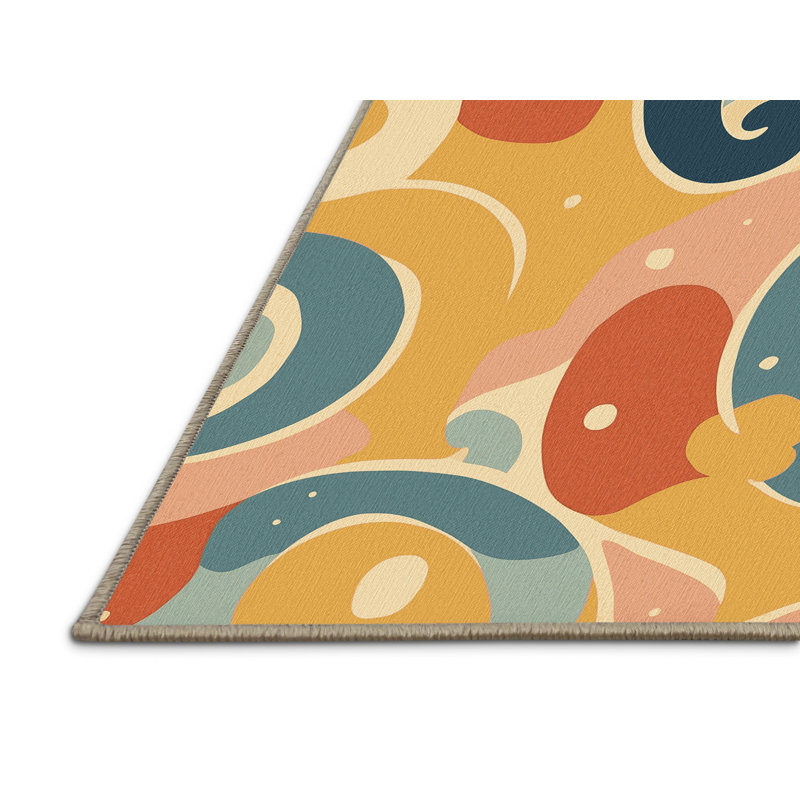 Bold Streak Rug, Square 8'