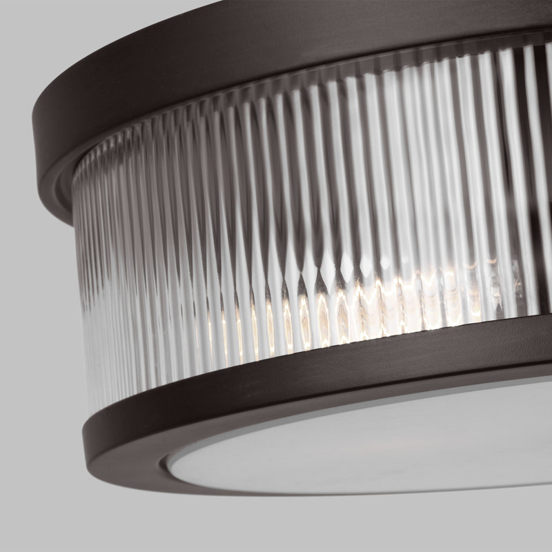 Geneva 2 - Light Flush Mount, Aged Iron