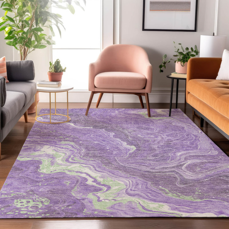 Tapis de qualité supérieure lavable à la machine Hedden AMF1701, Rectangle 9 pi x 12 pi