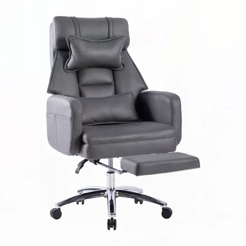 Chaise de bureau pivotante et ergonomique, Dark Grey
