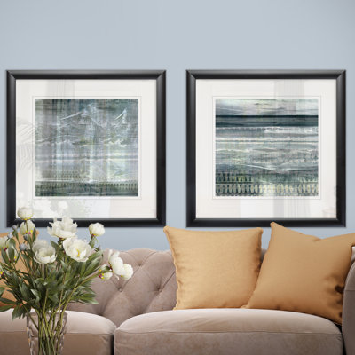 Mer abstraite - ensemble de 2 reproductions de cadres photo