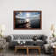 Sunrise at Crooked Lake Conway, Michigan '10 1 Piece Floater Frame Wall Art on Canvas-42160944-89229187