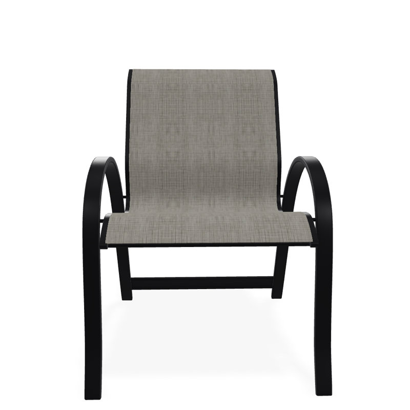 Aruba Outdoor Dining Armchair, Black