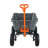 VEVOR Dump Cart, Poly Garden Dump Cart with Easy to Assemble Steel Frame, Dump Wagon