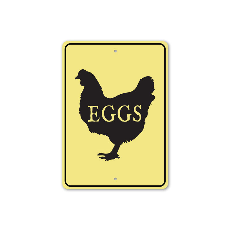 Enseigne en aluminium Farmhouse, H 18 po x l 12 po x P 0,06 po