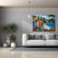  «Seaside Serenity» par Doron David, art mural sur toile, 54 po x 40 po