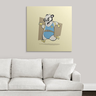 « panda-superhero animal art », impression