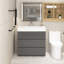 Ensemble de meuble-lavabo simple 35,8 po avec surface solide Rahoul-1258747710-1258747709