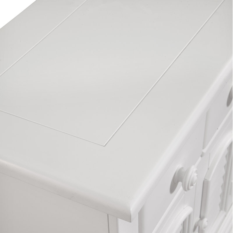 Khoury 31'' W Nightstand, Distressed Eggshell White